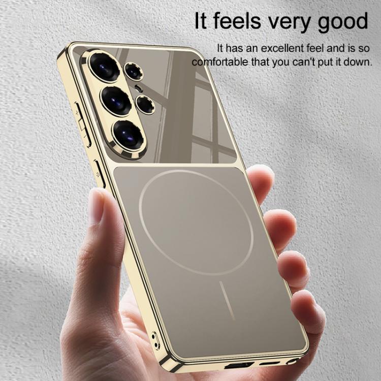Custodia magnetica per telefono GKK AG Phantom Plating Frame Skin Feel a copertura totale, For Samsung Galaxy S26 Ultra 5G