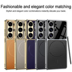 Custodia magnetica per telefono GKK AG Phantom Plating Frame Skin Feel a copertura totale, For Samsung Galaxy S26 Ultra 5G