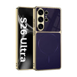 Custodia magnetica per telefono GKK AG Phantom Plating Frame Skin Feel a copertura totale, For Samsung Galaxy S26 Ultra 5G