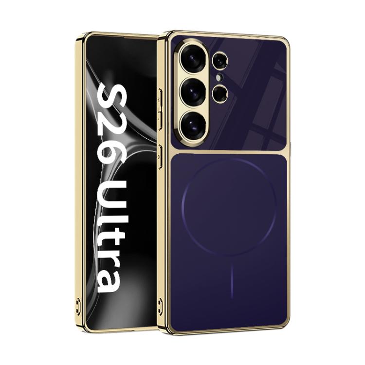 Custodia magnetica per telefono GKK AG Phantom Plating Frame Skin Feel a copertura totale, For Samsung Galaxy S26 Ultra 5G