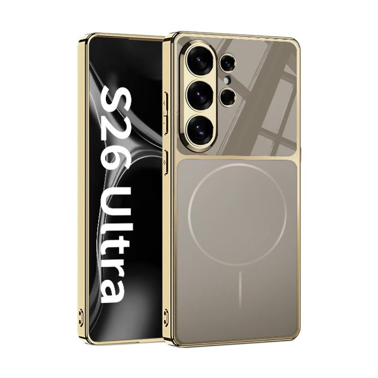 Custodia magnetica per telefono GKK AG Phantom Plating Frame Skin Feel a copertura totale, For Samsung Galaxy S26 Ultra 5G