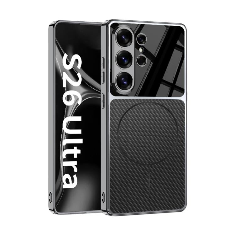 Custodia magnetica per telefono GKK AG Phantom Plating Frame Skin Feel a copertura totale, For Samsung Galaxy S26 Ultra 5G