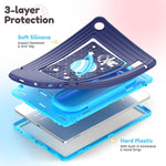 Custodia ibrida in silicone per tablet PC con maniglia e tracolla, For Samsung Galaxy Tab A11+ / A9+