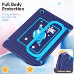 Custodia ibrida in silicone per tablet PC con maniglia e tracolla, For Samsung Galaxy Tab A11+ / A9+