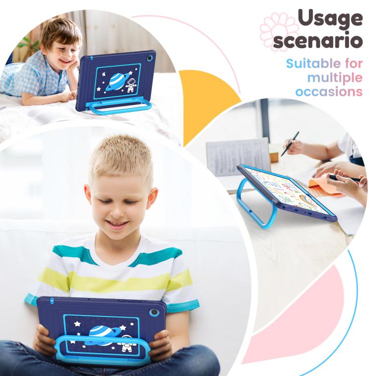 Custodia ibrida in silicone per tablet PC con maniglia e tracolla, For Samsung Galaxy Tab A11+ / A9+