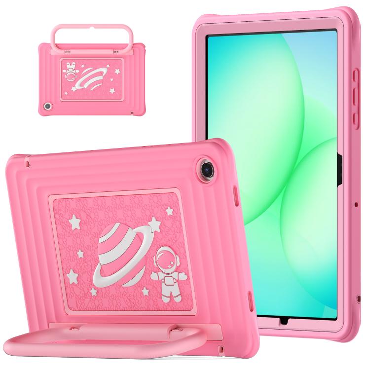 Custodia ibrida in silicone per tablet PC con maniglia e tracolla, For Samsung Galaxy Tab A11+ / A9+