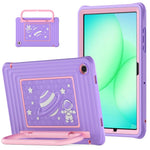 Custodia ibrida in silicone per tablet PC con maniglia e tracolla, For Samsung Galaxy Tab A11+ / A9+
