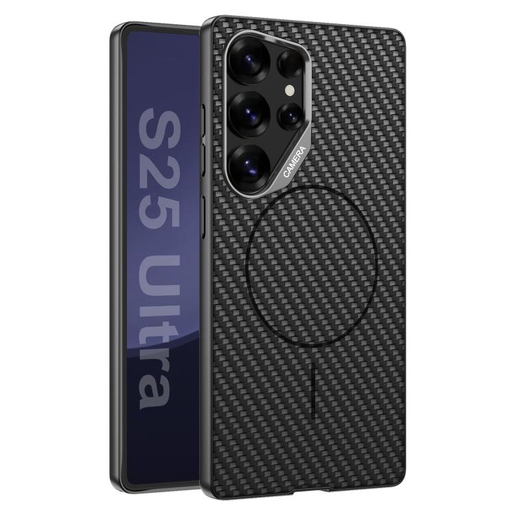 Custodia magnetica GKK con ampio foro per fotocamera, finitura metallizzata effetto pelle vegana., For Samsung Galaxy S26 Ultra 5G, For Samsung Galaxy S25 Ultra 5G, For Samsung Galaxy S24 Ultra 5G