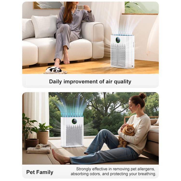 Il purificatore d'aria Yesido EC23 supporta il controllo remoto tramite Wi-Fi., EU Plug, UK Plug