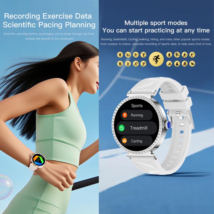 Smartwatch Y31/S16 da 1,27 pollici con chiamate Bluetooth, cardiofrequenzimetro, ossigenazione del sangue, modalità sportive, altimetro GPS e fitness tracker.