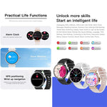 Smartwatch Y31/S16 da 1,27 pollici con chiamate Bluetooth, cardiofrequenzimetro, ossigenazione del sangue, modalità sportive, altimetro GPS e fitness tracker.