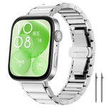 Cinturino per orologio xDfind in ceramica e acciaio inossidabile, For Huawei Watch Fit4 / Fit4 Pro