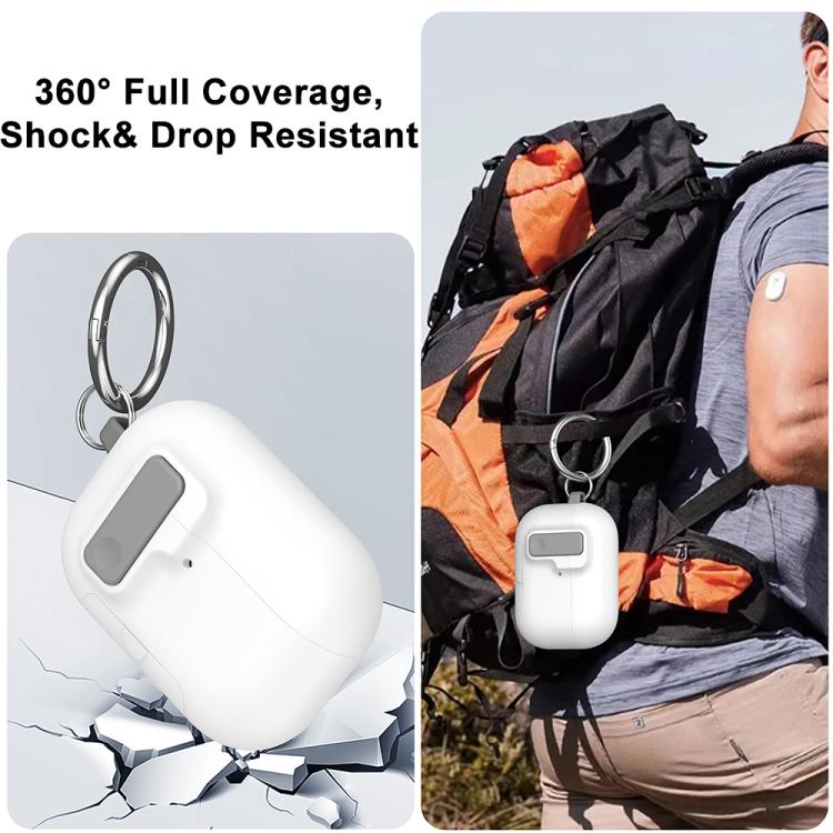 Custodia protettiva integrale per auricolari XDcase Armor con gancio e chiusura di sicurezza., For AirPods Pro 3, For AirPods 4, For AirPods Pro 2 / 1