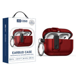 Custodia protettiva integrale per auricolari XDcase Armor con gancio e chiusura di sicurezza., For AirPods Pro 3, For AirPods 4, For AirPods Pro 2 / 1
