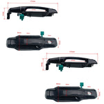 Maniglia esterna per portiera auto da 4 pezzi 82650-3E010 per KIA Sorento 2003-2006, 4 PCS
