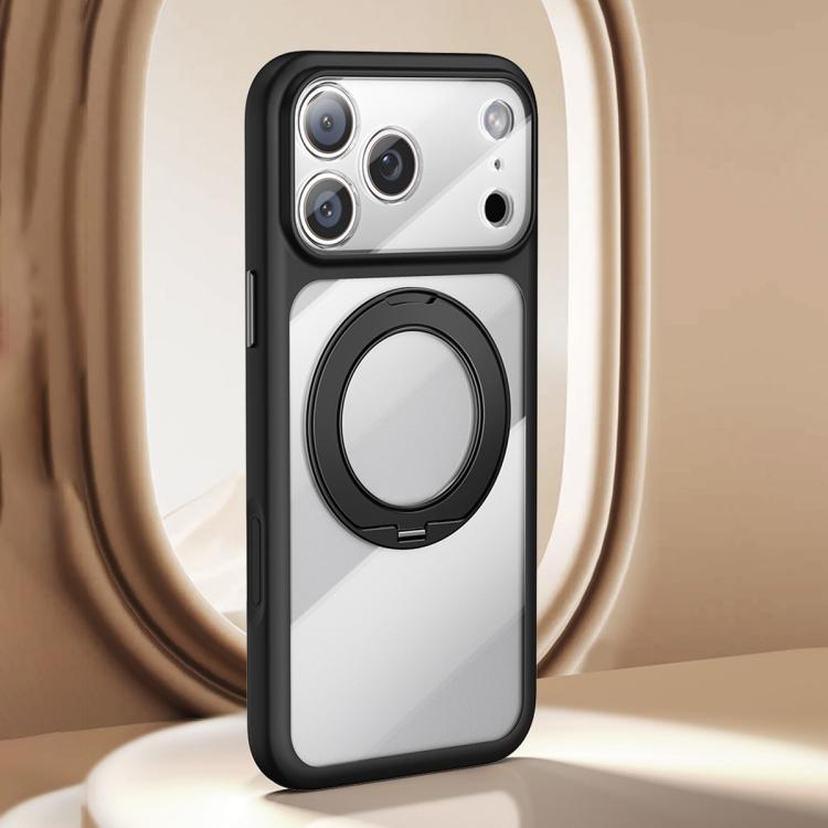 Custodia per telefono con supporto magnetico effetto pelle e foro di precisione, dotata di pulsante di scatto AI., For iPhone 17 Pro Max, For iPhone 17 Pro
