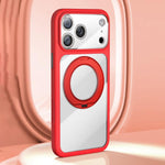 Custodia per telefono con supporto magnetico effetto pelle e foro di precisione, dotata di pulsante di scatto AI., For iPhone 17 Pro Max, For iPhone 17 Pro