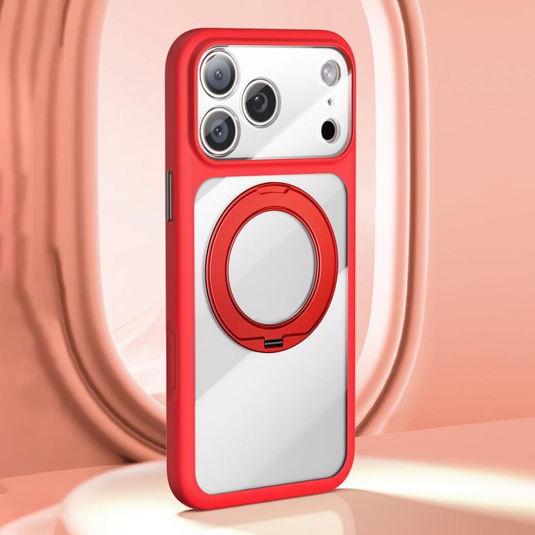 Custodia per telefono con supporto magnetico effetto pelle e foro di precisione, dotata di pulsante di scatto AI., For iPhone 17 Pro Max, For iPhone 17 Pro