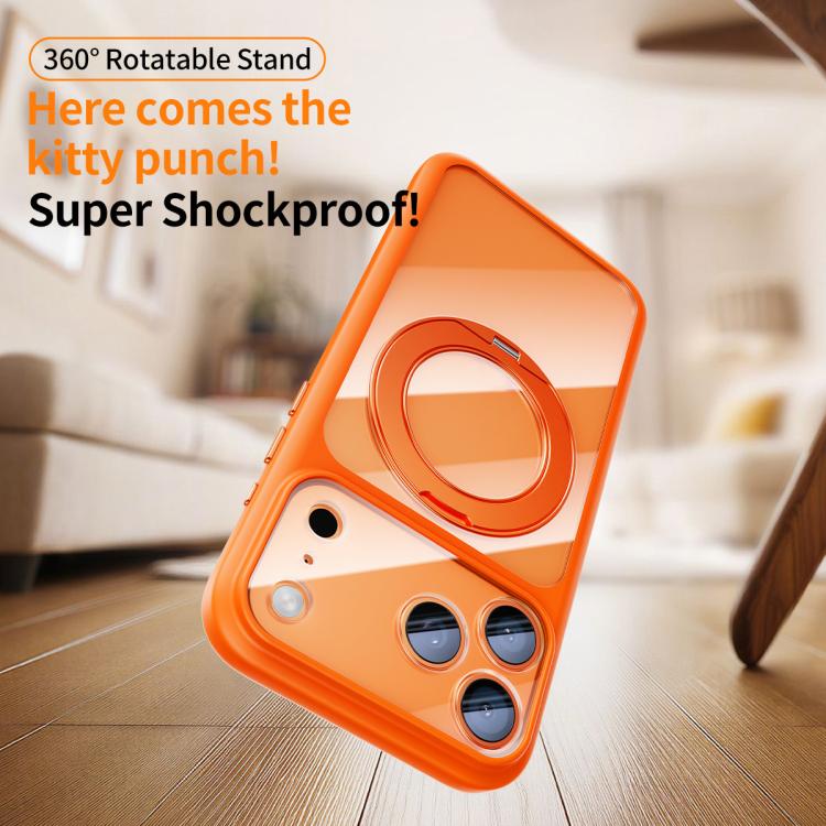 Custodia per telefono con supporto magnetico effetto pelle e foro di precisione, dotata di pulsante di scatto AI., For iPhone 17 Pro Max, For iPhone 17 Pro
