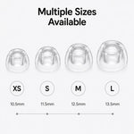 XDcase 4 paia di inserti auricolari di ricambio in silicone liquido, taglie XS/S/M/L, For AirPods Pro 3, For AirPods Pro 1 / 2