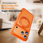 Custodia per telefono con supporto magnetico, ampia apertura, effetto pelle satinata, con pulsante di scatto AI., For iPhone 17 Pro Max, For iPhone 17 Pro