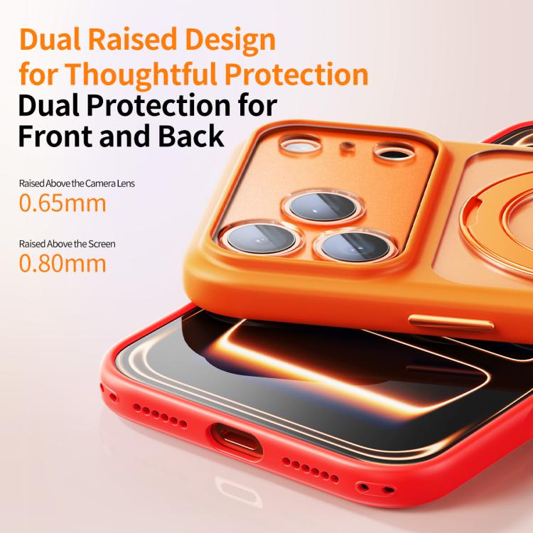 Custodia per telefono con supporto magnetico, ampia apertura, effetto pelle satinata, con pulsante di scatto AI., For iPhone 17 Pro Max, For iPhone 17 Pro