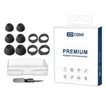 Kit di 3 paia di inserti auricolari in silicone di ricambio e ganci per le orecchie XDcase, taglie S/M/L, For Samsung Galaxy Buds FE
