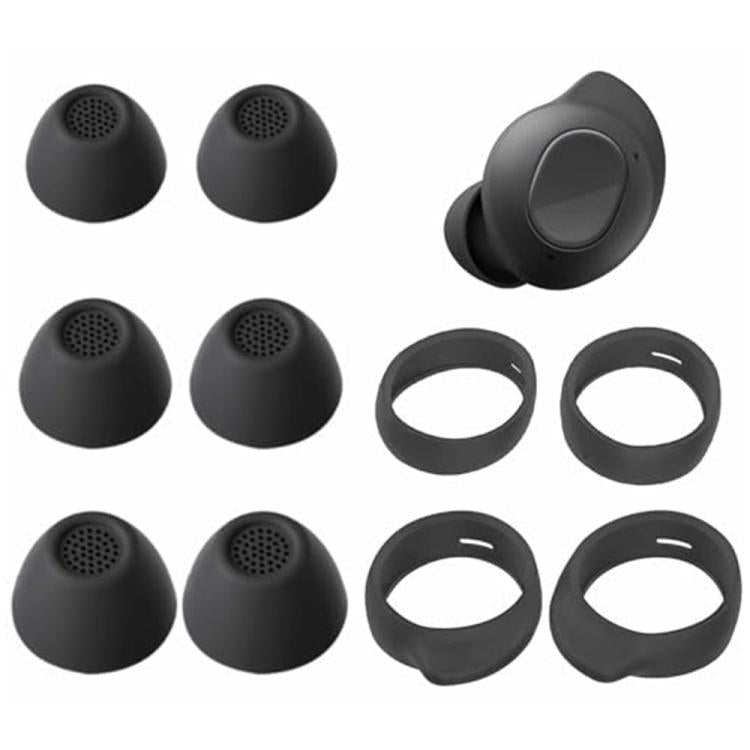 Kit di 3 paia di inserti auricolari in silicone di ricambio e ganci per le orecchie XDcase, taglie S/M/L, For Samsung Galaxy Buds FE