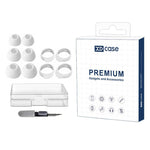 Kit di 3 paia di inserti auricolari in silicone di ricambio e ganci per le orecchie XDcase, taglie S/M/L, For Samsung Galaxy Buds FE