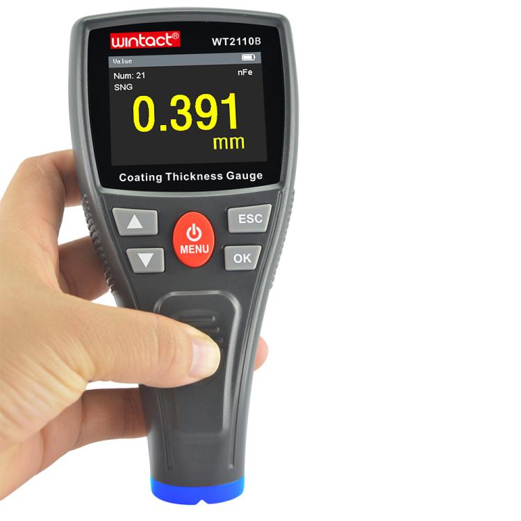 Misuratore di spessore del rivestimento per schermi a colori Wintact WT2110B, WT2110B