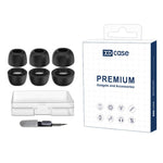 Kit di 3 paia di inserti auricolari di ricambio in memory foam XDcase, taglie S/M/L, For Samsung Galaxy Buds4 Pro