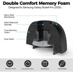 Kit di 3 paia di inserti auricolari di ricambio in memory foam XDcase, taglie S/M/L, For Samsung Galaxy Buds4 Pro