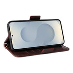 Custodia per telefono a tracolla in pelle di vacchetta con scomparti multipli per carte., For Samsung Galaxy S26+ 5G, For Samsung Galaxy S26 Ultra 5G, For Galaxy S26 Ultra 5G, For Samsung Galaxy S26 5G