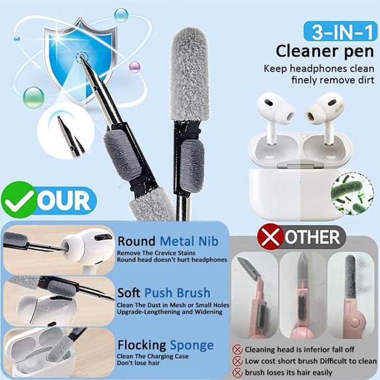 Kit di 3 paia di inserti auricolari in silicone di ricambio XDcase, taglie S/M/L, For Beats Studio Buds+