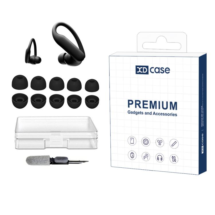 Kit di 5 paia di inserti auricolari in silicone XDcase, taglie XS/S/M/L/XL, For Beats Powerbeats Pro 2 / Fit / Studio Buds