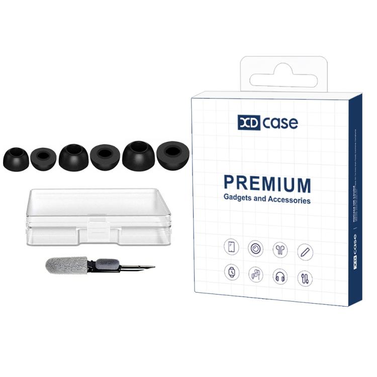 Kit di 3 paia di inserti auricolari in memory foam XDcase, taglie S/M/L, For Beats Powerbeats Pro 2 / Fit / Studio Buds