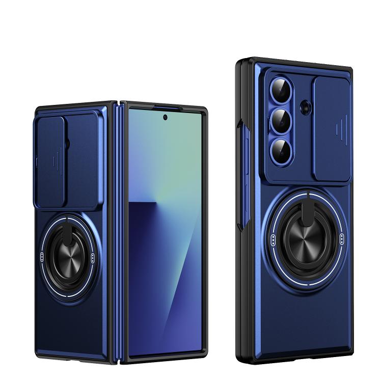 Custodia per telefono multifunzionale magnetica antiurto con finestra scorrevole per obiettivo., For Galaxy Z Fold8 5G, For Samsung Galaxy Z Fold7 5G, For Galaxy Z Flip7 5G, For Galaxy Z Fold6 5G, For Galaxy Z Fold5 5G