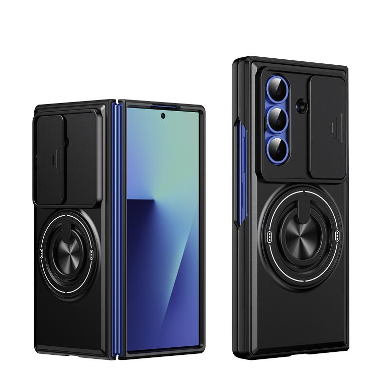 Custodia per telefono multifunzionale magnetica antiurto con finestra scorrevole per obiettivo., For Galaxy Z Fold8 5G, For Samsung Galaxy Z Fold7 5G, For Galaxy Z Flip7 5G, For Galaxy Z Fold6 5G, For Galaxy Z Fold5 5G