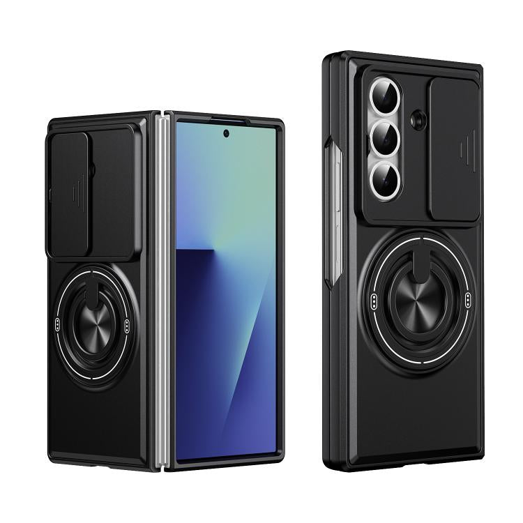 Custodia per telefono multifunzionale magnetica antiurto con finestra scorrevole per obiettivo., For Galaxy Z Fold8 5G, For Samsung Galaxy Z Fold7 5G, For Galaxy Z Flip7 5G, For Galaxy Z Fold6 5G, For Galaxy Z Fold5 5G