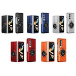 Custodia per telefono multifunzionale magnetica antiurto con finestra scorrevole per obiettivo., For Galaxy Z Fold4 5G, For Galaxy Z Flip4 5G, For Galaxy Z Flip3 5G, For Galaxy Z Fold3 5G