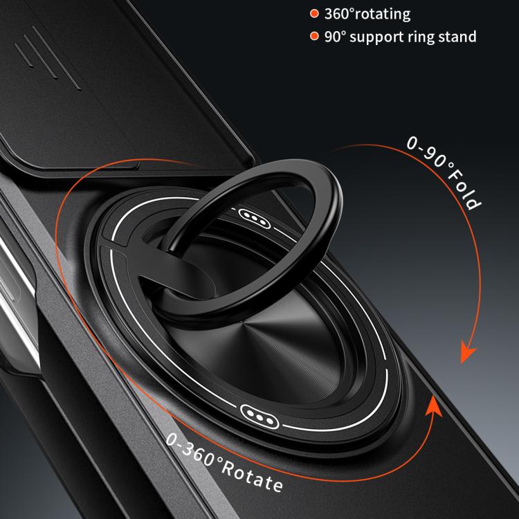 Custodia per telefono multifunzionale magnetica antiurto con finestra scorrevole per obiettivo., For Galaxy Z Fold4 5G, For Galaxy Z Flip4 5G, For Galaxy Z Flip3 5G, For Galaxy Z Fold3 5G