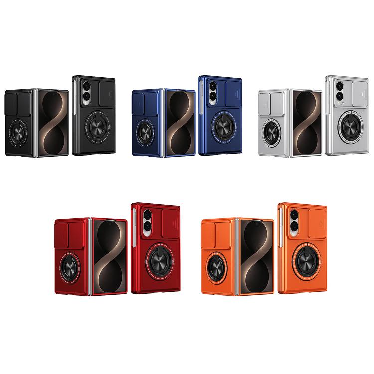 Custodia per telefono multifunzionale magnetica antiurto con finestra scorrevole per obiettivo., For Galaxy Z Fold8 5G, For Samsung Galaxy Z Fold7 5G, For Galaxy Z Flip7 5G, For Galaxy Z Fold6 5G, For Galaxy Z Fold5 5G