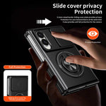 Custodia per telefono multifunzionale magnetica antiurto con finestra scorrevole per obiettivo., For Galaxy Z Fold8 5G, For Samsung Galaxy Z Fold7 5G, For Galaxy Z Flip7 5G, For Galaxy Z Fold6 5G, For Galaxy Z Fold5 5G