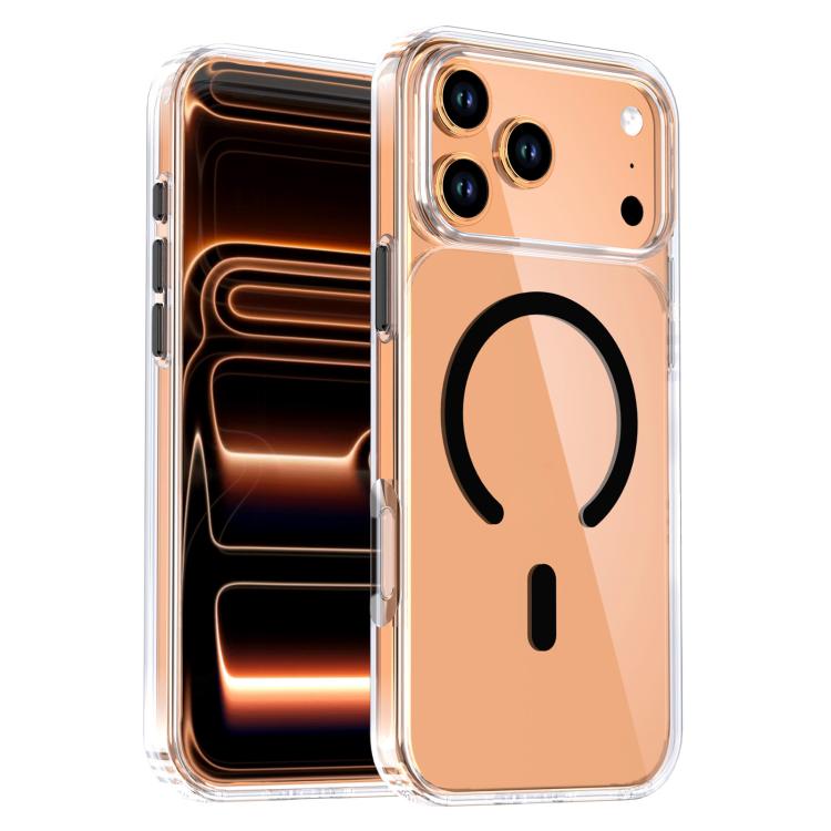 Custodia magnetica trasparente per telefono, For iPhone 17 Pro Max, For iPhone 17 Pro