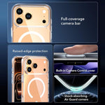 Custodia magnetica trasparente per telefono, For iPhone 17 Pro Max, For iPhone 17 Pro