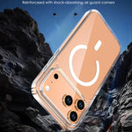 Custodia magnetica trasparente per telefono, For iPhone 17 Pro Max, For iPhone 17 Pro