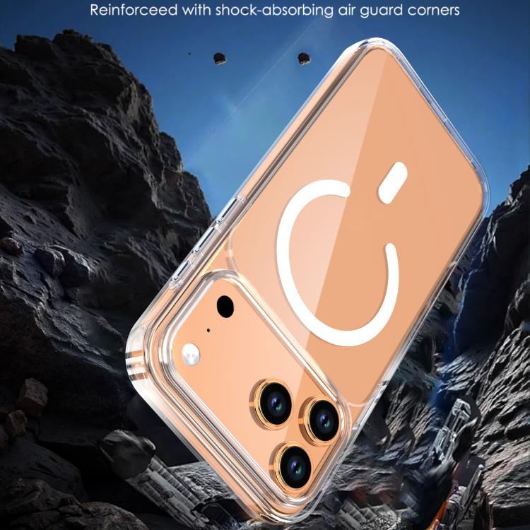 Custodia magnetica trasparente per telefono, For iPhone 17 Pro Max, For iPhone 17 Pro