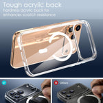 Custodia magnetica trasparente per telefono, For iPhone 17 Pro Max, For iPhone 17 Pro