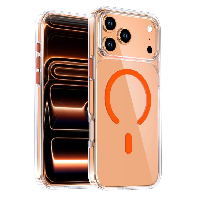 Custodia magnetica trasparente per telefono, For iPhone 17 Pro Max, For iPhone 17 Pro