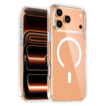 Custodia magnetica trasparente per telefono, For iPhone 17 Pro Max, For iPhone 17 Pro
